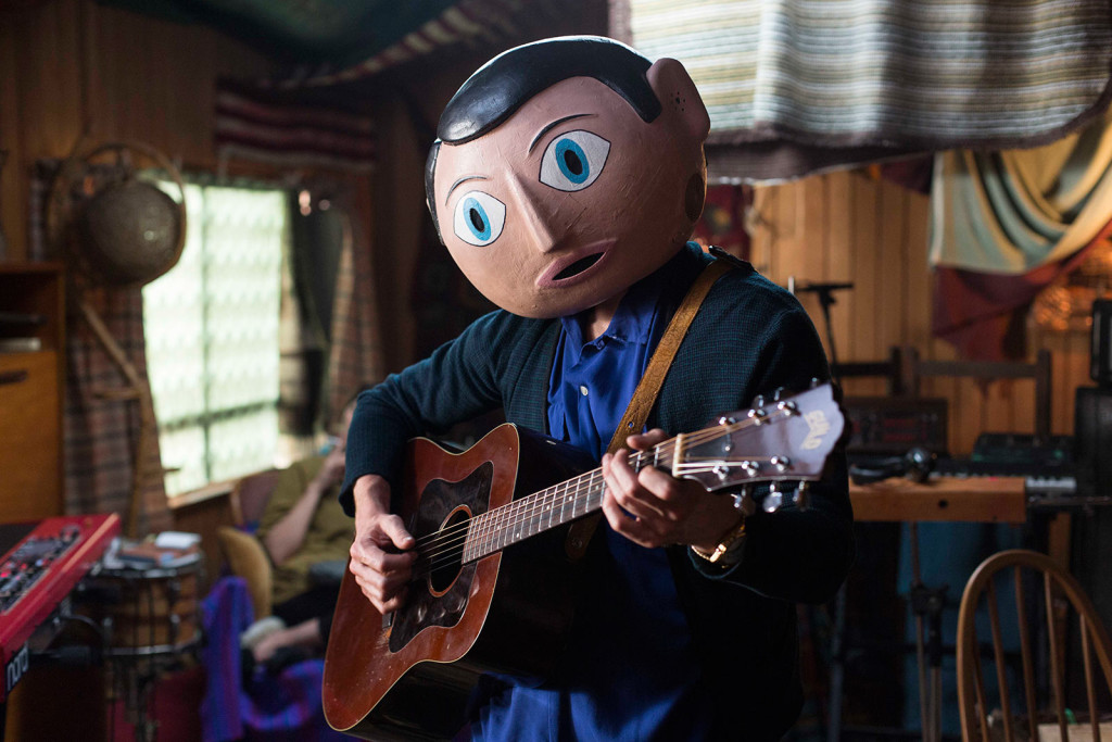 ‘Frank’ Director Lenny Abrahamson. Producers Ed Guiney, David Barron & Stevie Lee. Cast Michael Fassbender, Domnhall Gleeson, Maggie Gyllenhaal, Scoot McNairy, Francois Civil & Carla Azar. Element Pictures & Film Four.