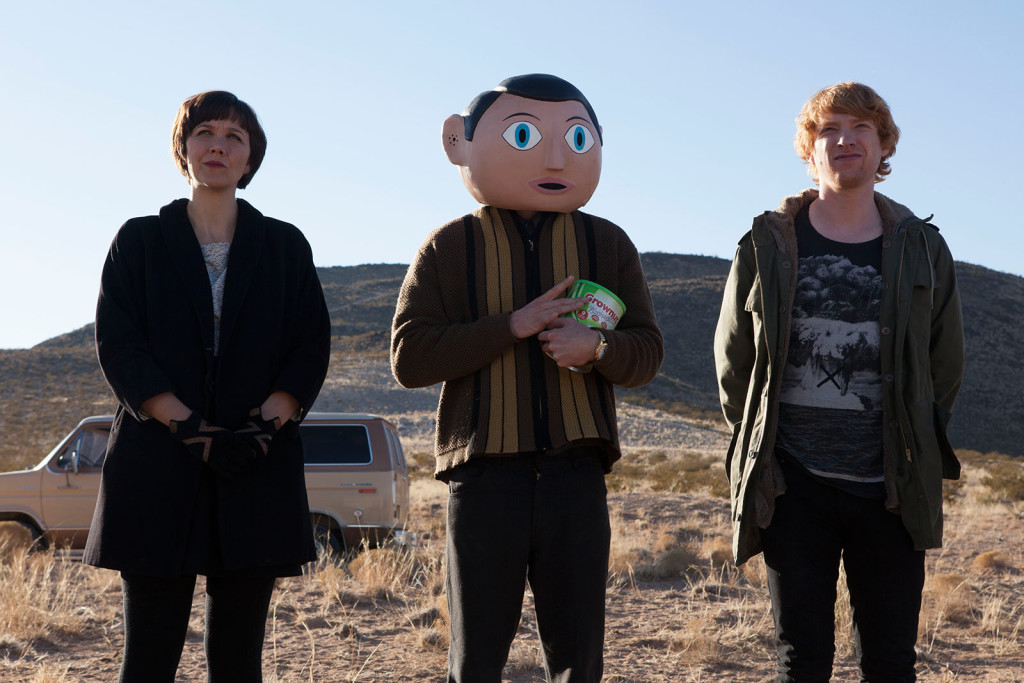 ‘Frank’ Director Lenny Abrahamson. Producers Ed Guiney, David Barron & Stevie Lee. Cast Michael Fassbender, Domnhall Gleeson, Maggie Gyllenhaal, Scoot McNairy, Francois Civil & Carla Azar. Element Pictures & Film Four.